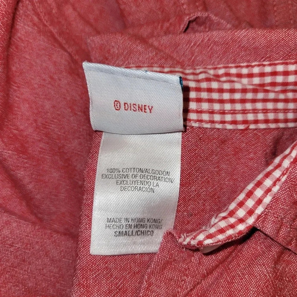 Disney Mickey Sailor 3/4 sleeve button up blouse Women's small Vintage LOT C1 - Picture 7 of 7